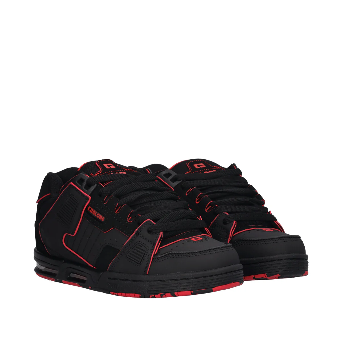 SABRE Sneakers Uomo Nere e Rosse - Image 3