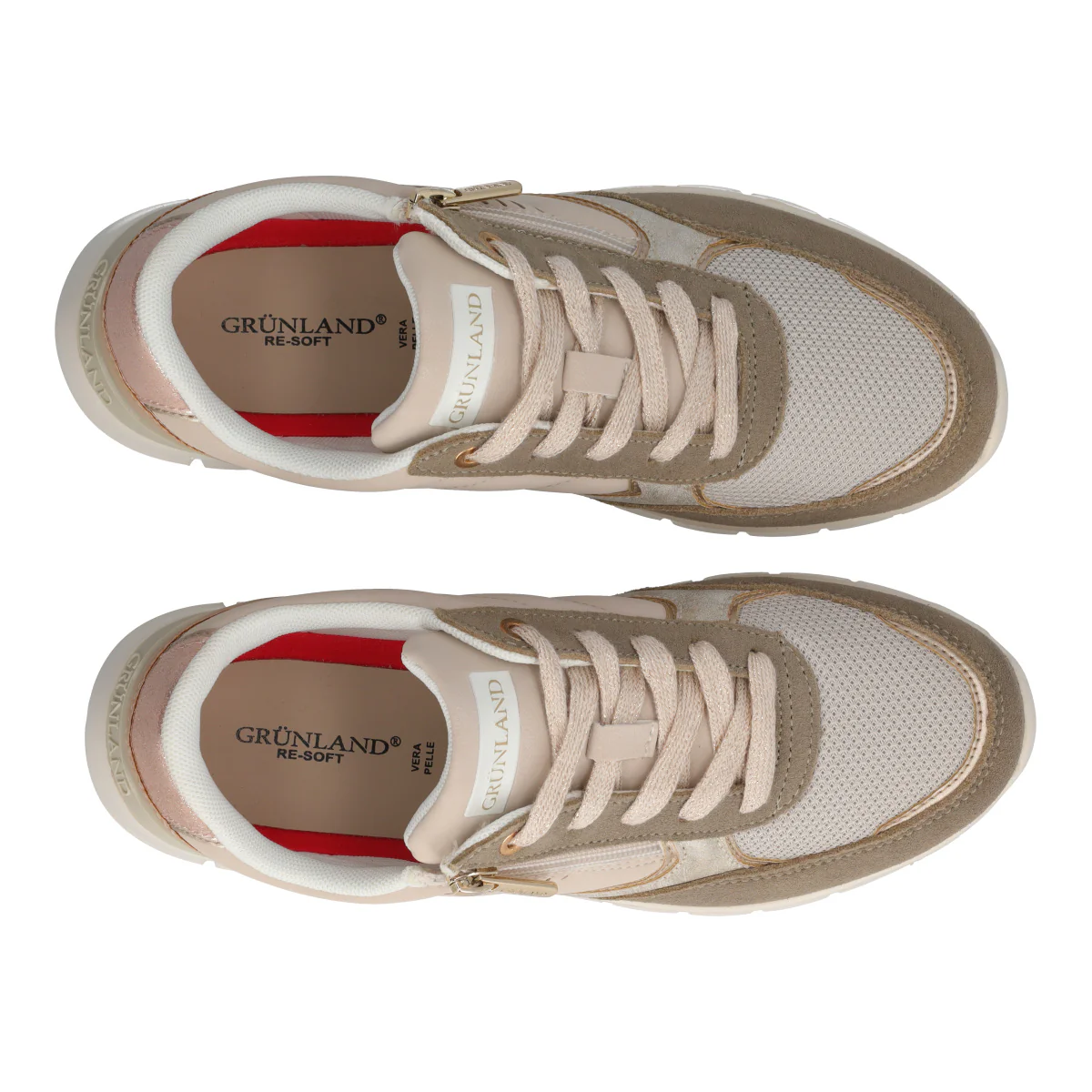 SACE Sneakers Comfort Donna Taupe e Beige - Image 5