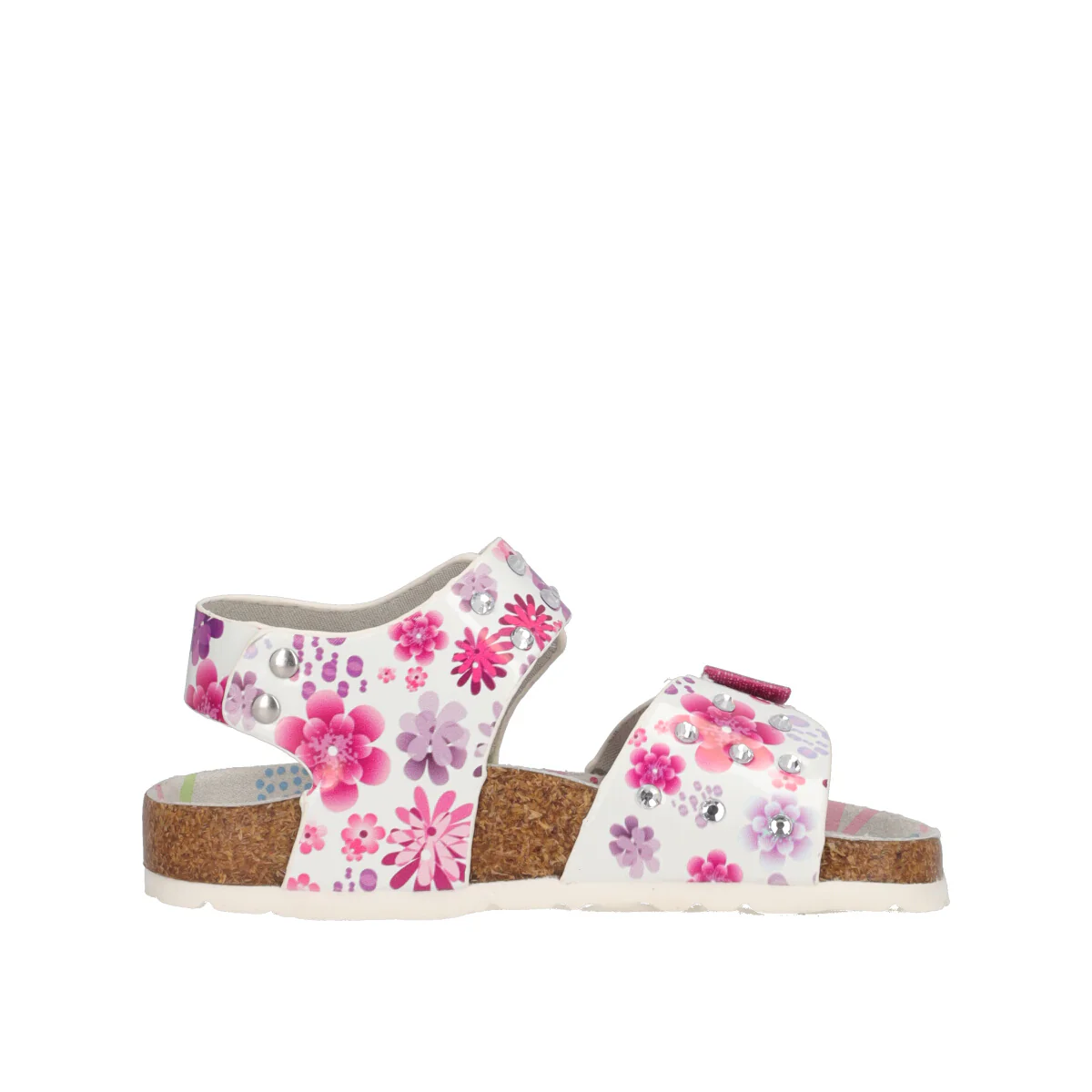 Sandali Bambina Bianche e Fucsia - Image 2