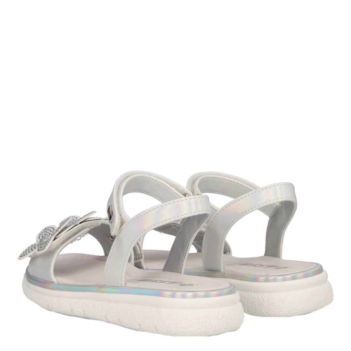 Sandali Bambina Bianchi Metallizzati - Image 4