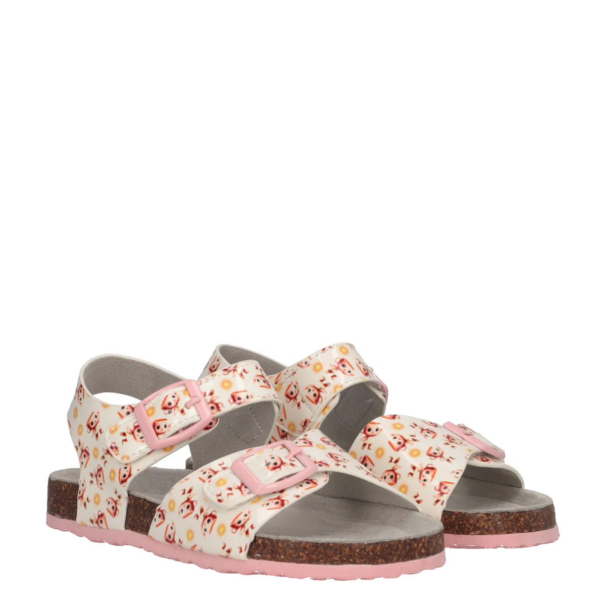 Sandali Bambina Bianchi e Rosa - Image 3