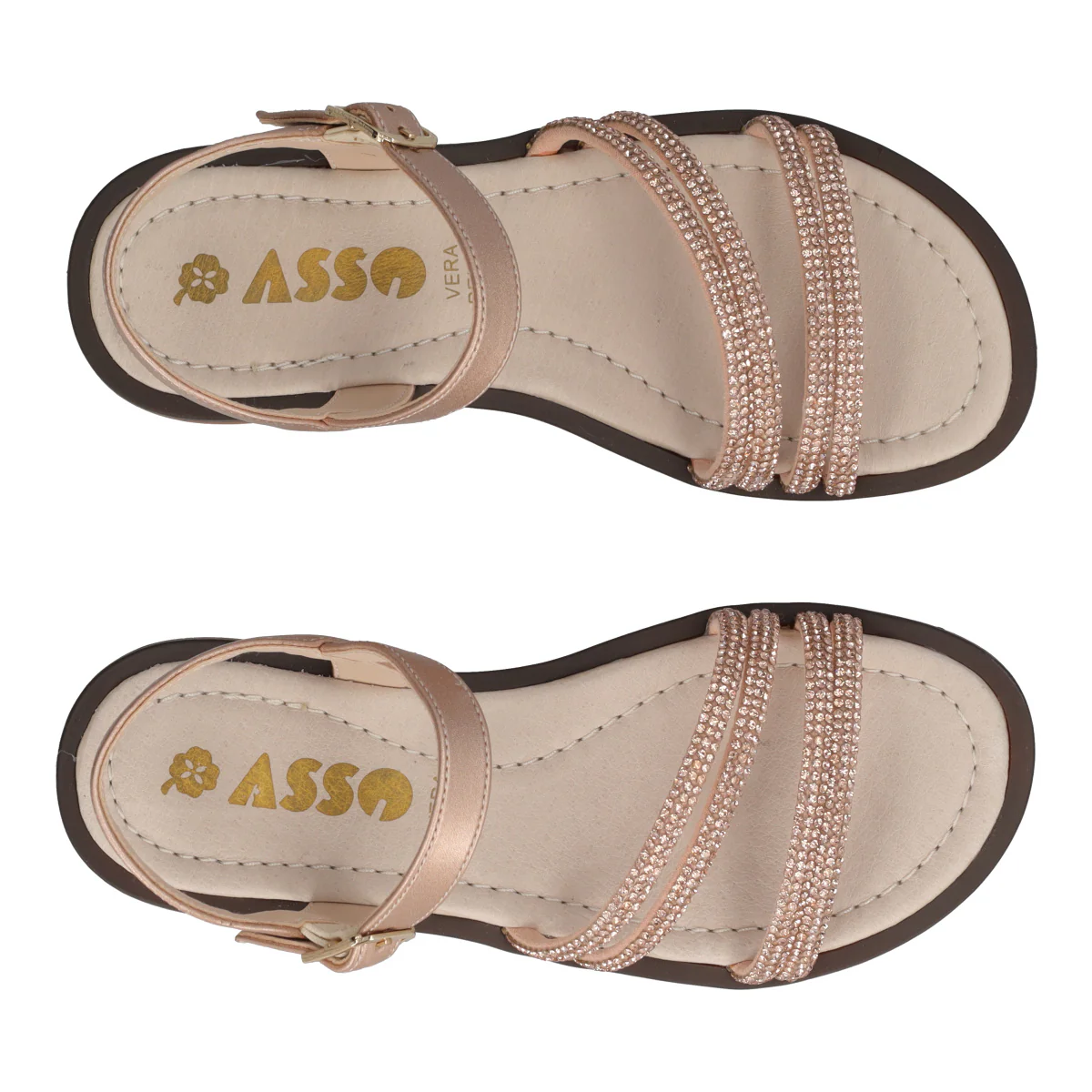 Sandali Bambina Oro Rosa Metallizzato - Image 5