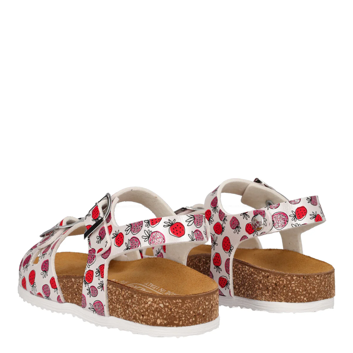 Sandali Bambine Bianche con Fragole - Image 4