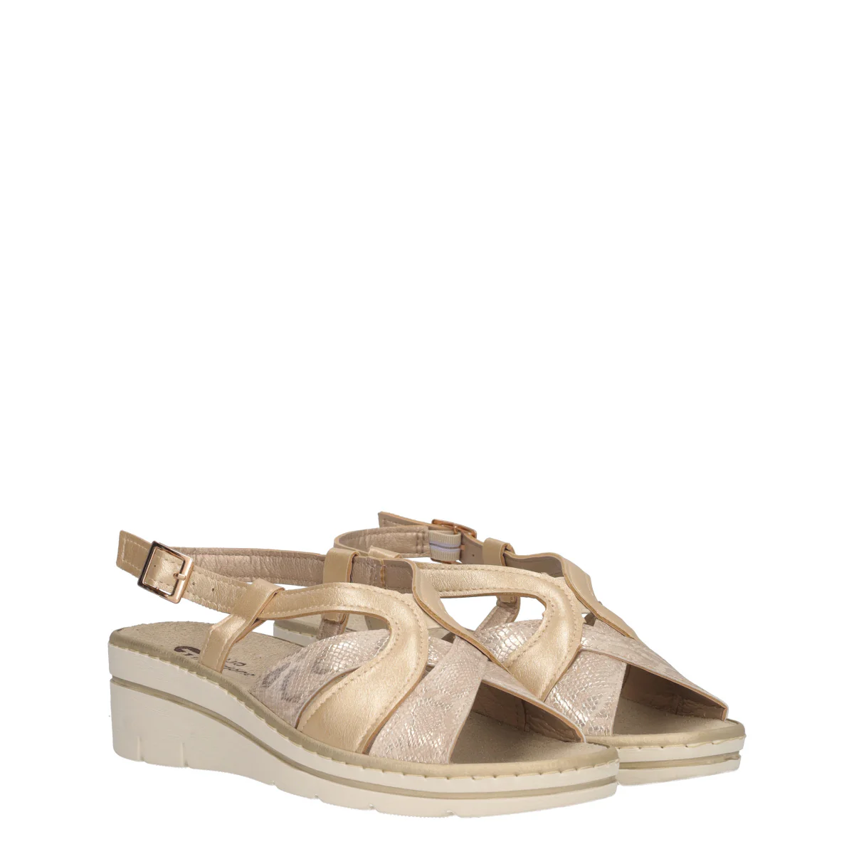 Sandali Comfort Donna Oro - Image 3