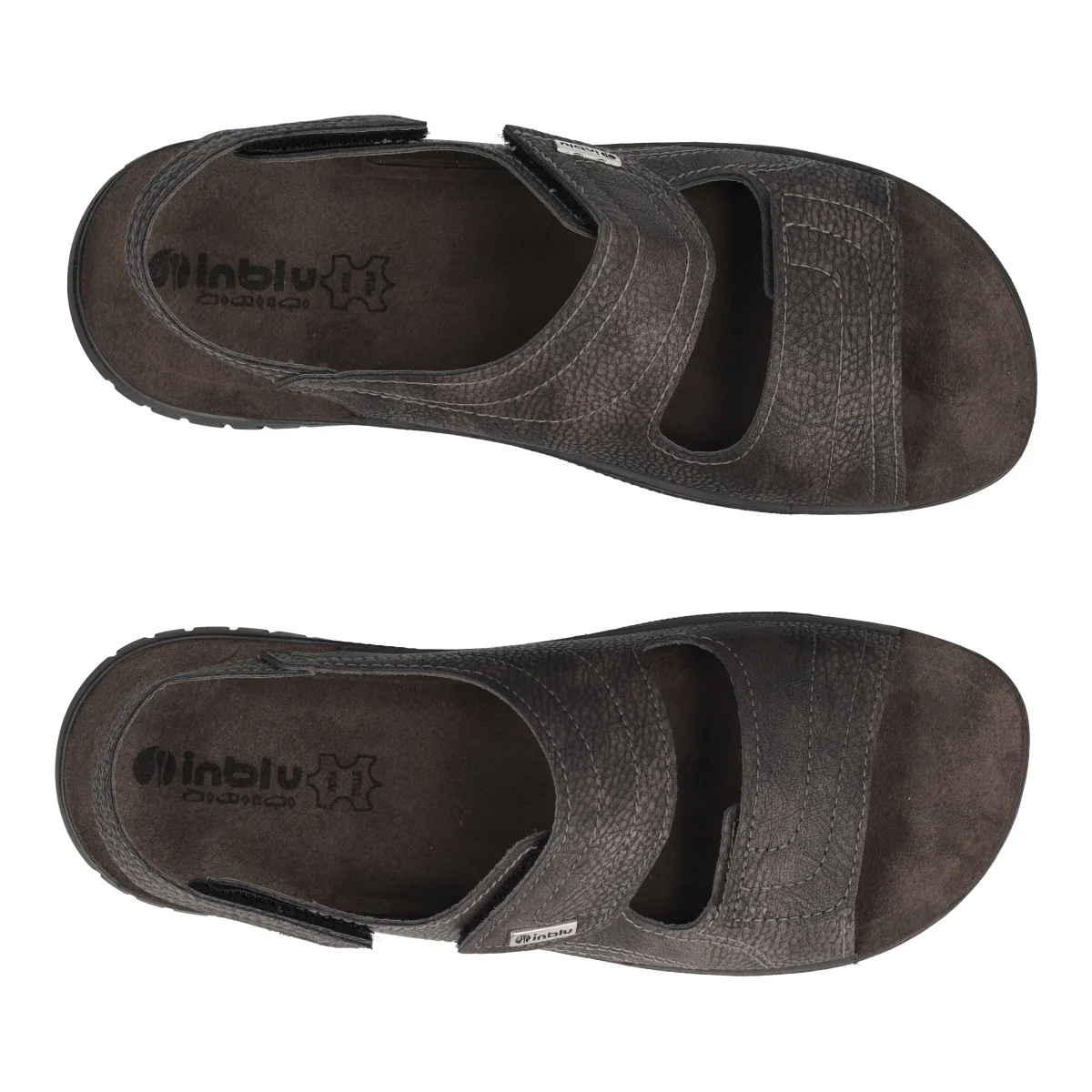 Sandali Comfort Uomo Nere - Image 5