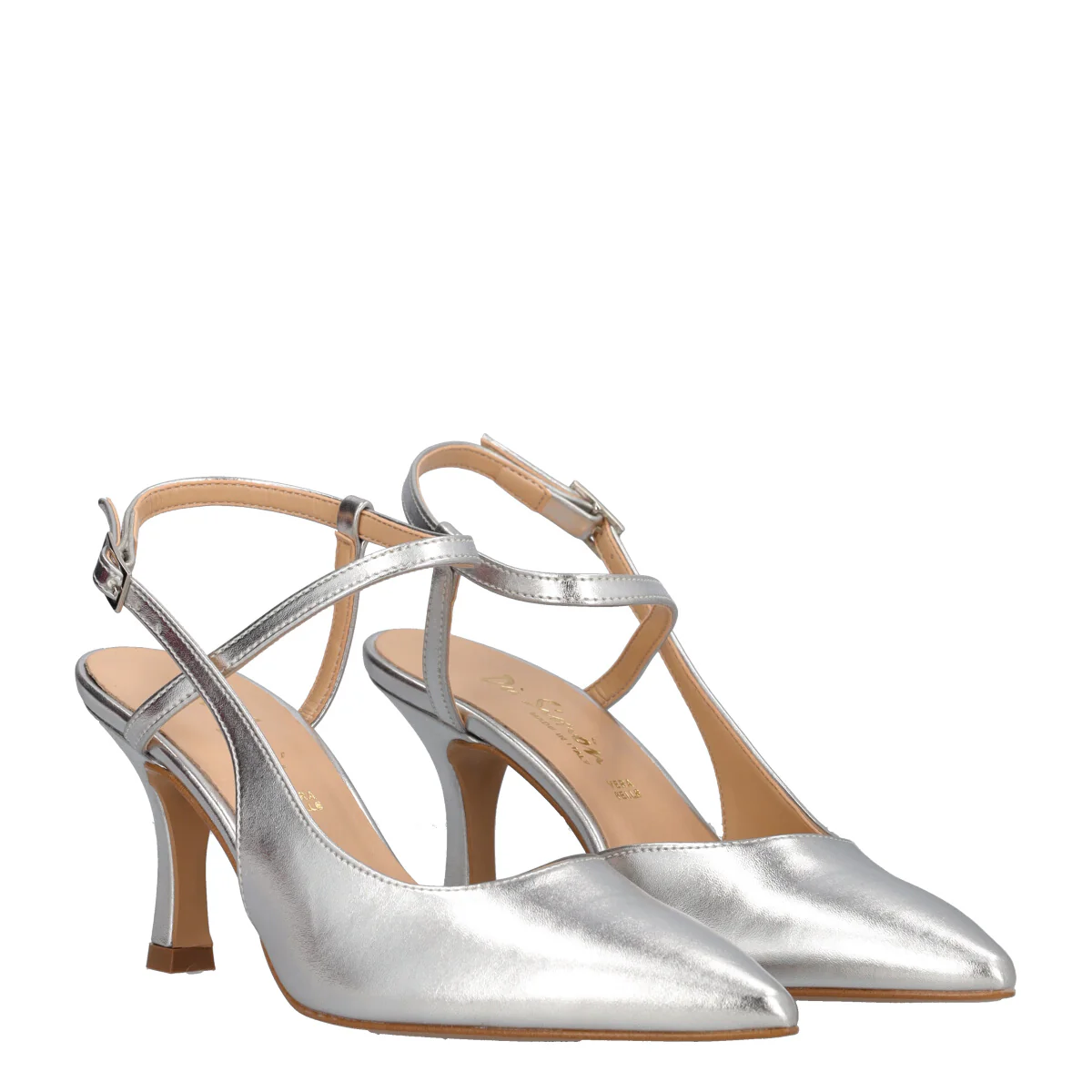 Sandali con Tacco 8 cm Donna Argento - Image 3