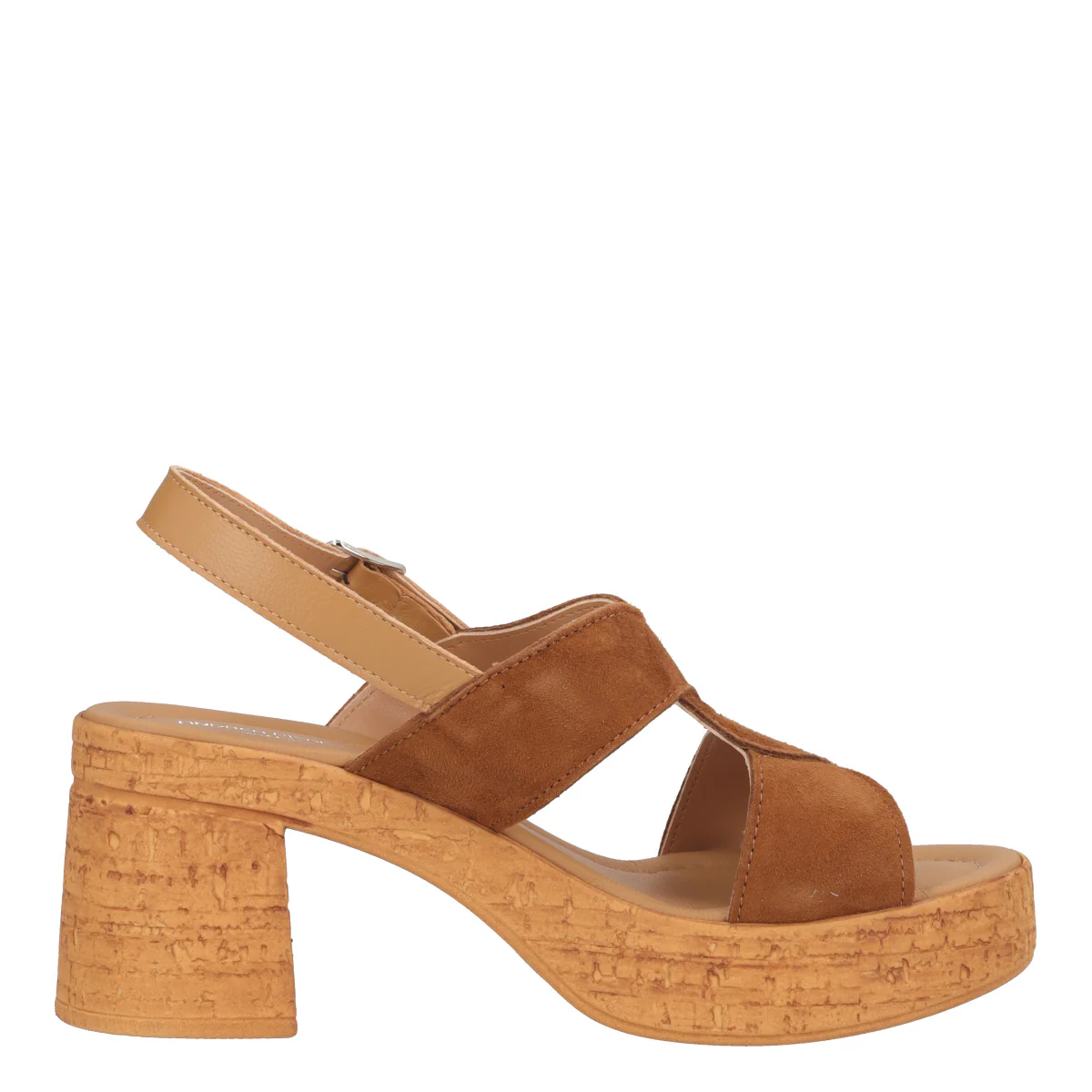 Sandali con Tacco Donna Beige - Image 2
