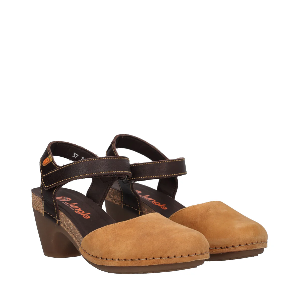 Sandali con Tacco Donna Beige - Image 3
