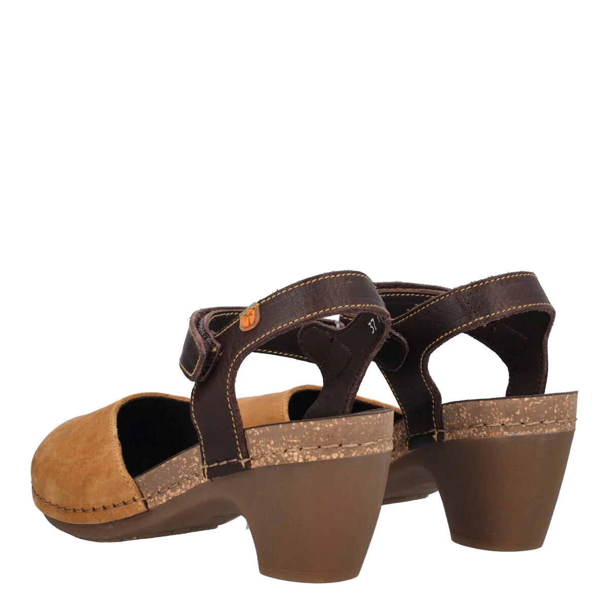 Sandali con Tacco Donna Beige - Image 4