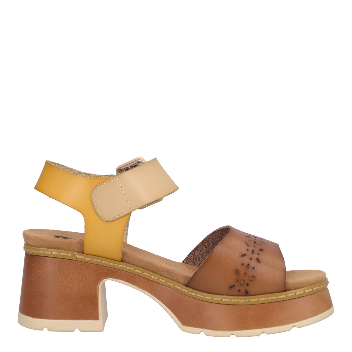 Sandali con Tacco Donna Taupe - Image 2