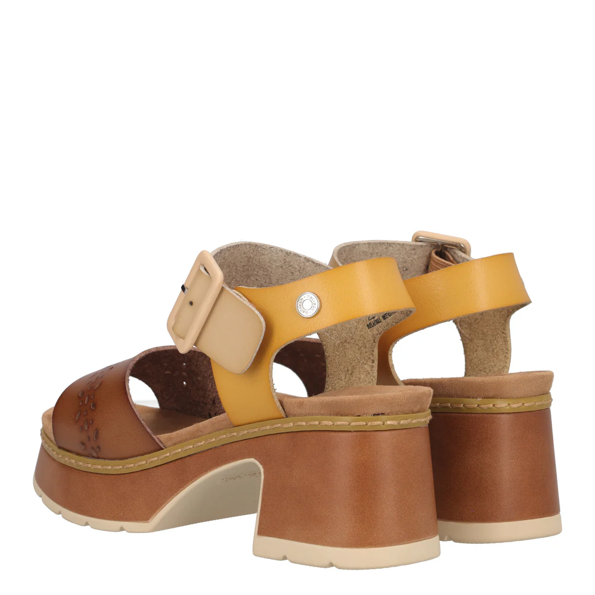 Sandali con Tacco Donna Taupe - Image 4