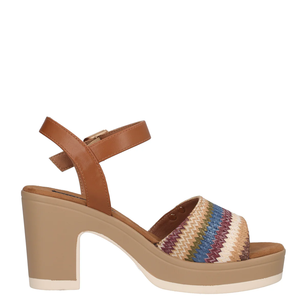 Sandali con Tacco Donna Multicolor - Image 2