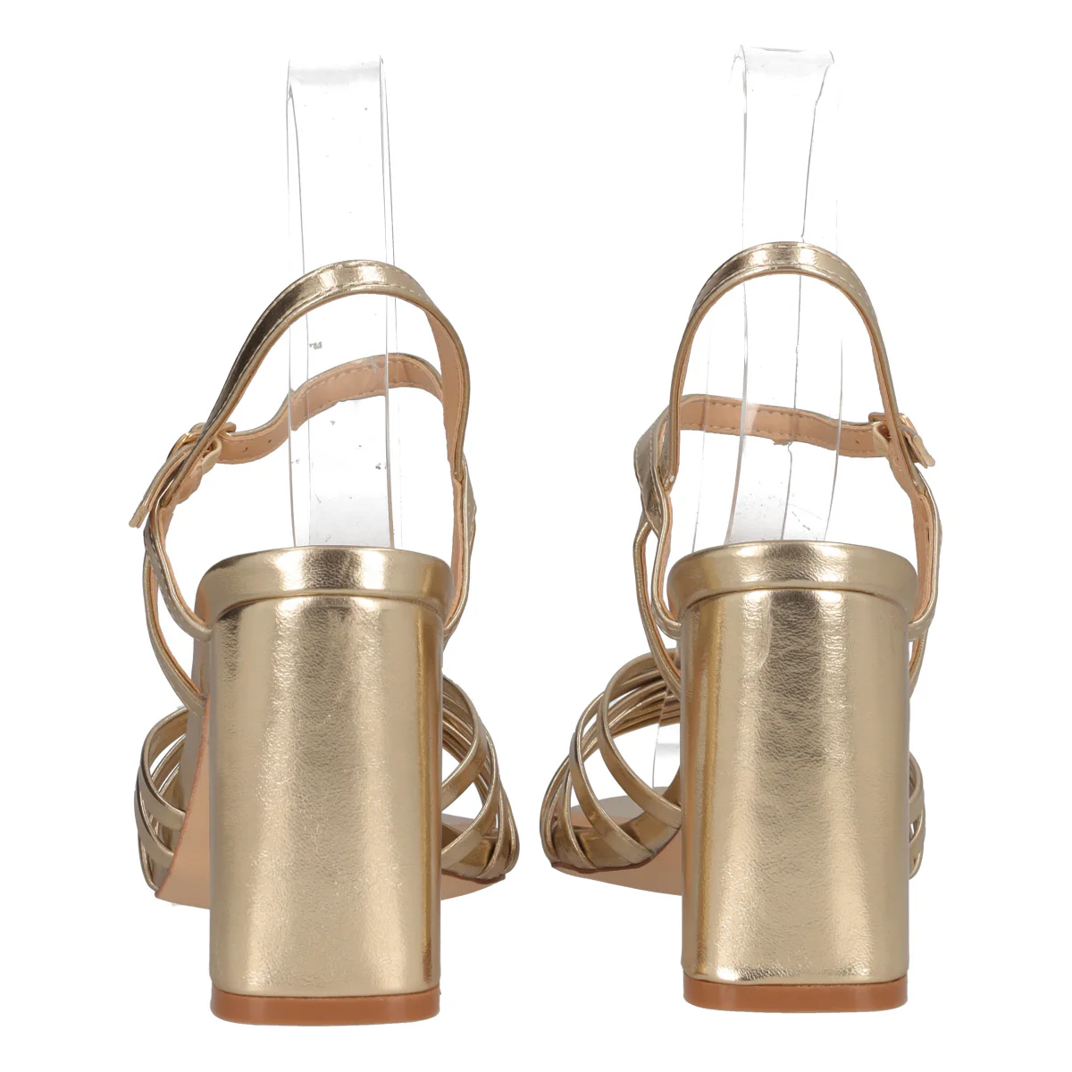 Sandali con Tacco Donna Oro - Image 5