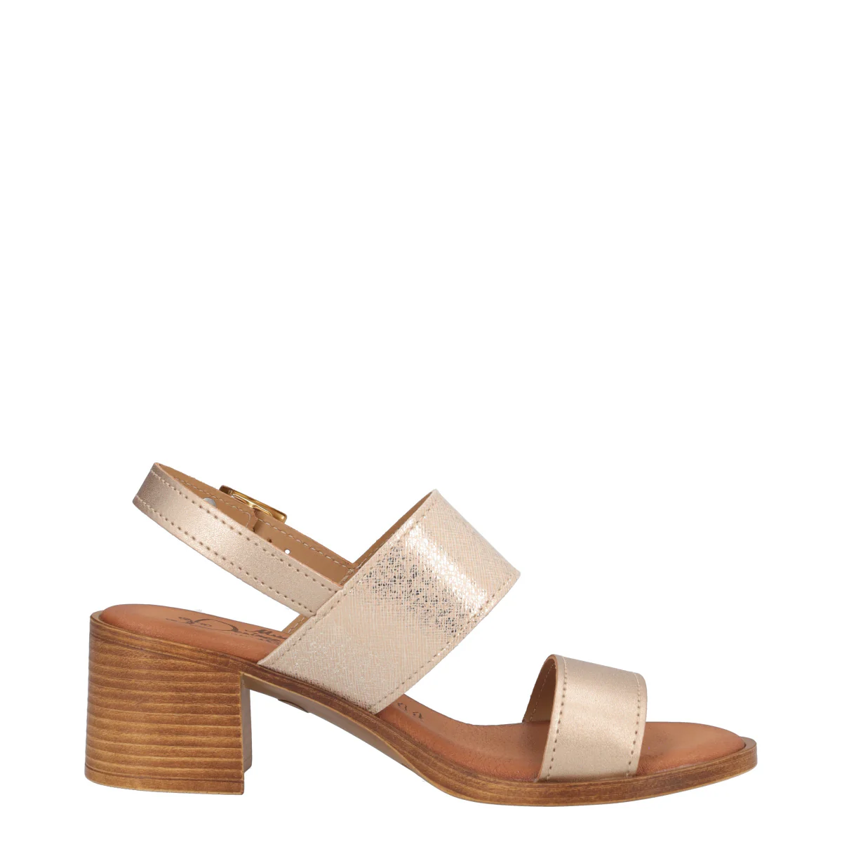 Sandali con Tacco Donna Oro - Image 2