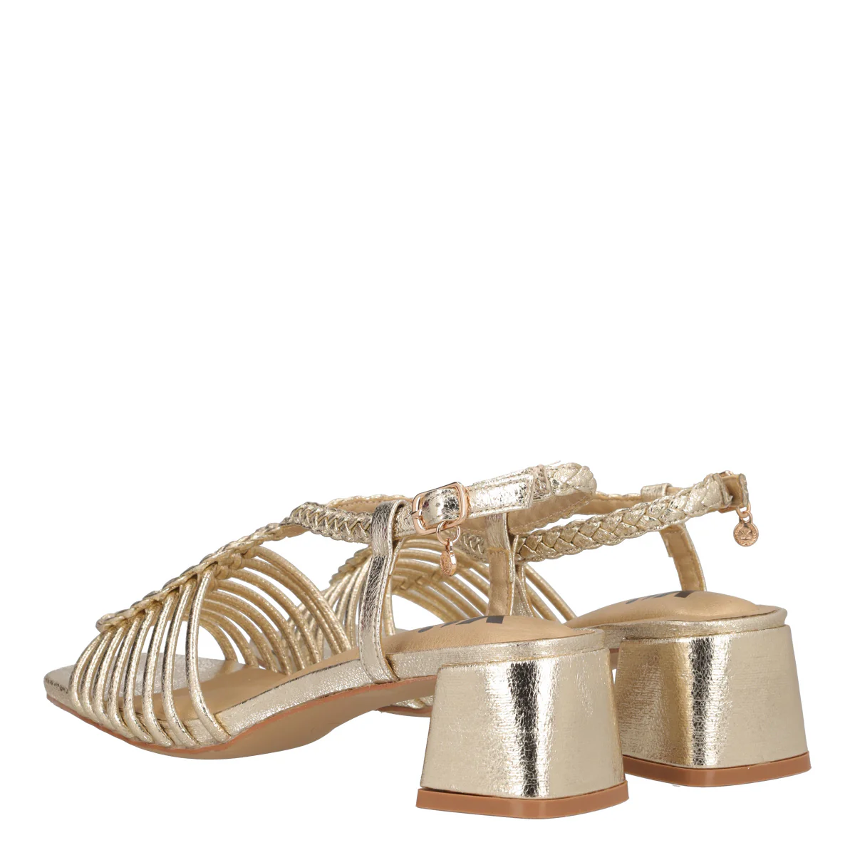 Sandali con Tacco Donna Oro - Image 4