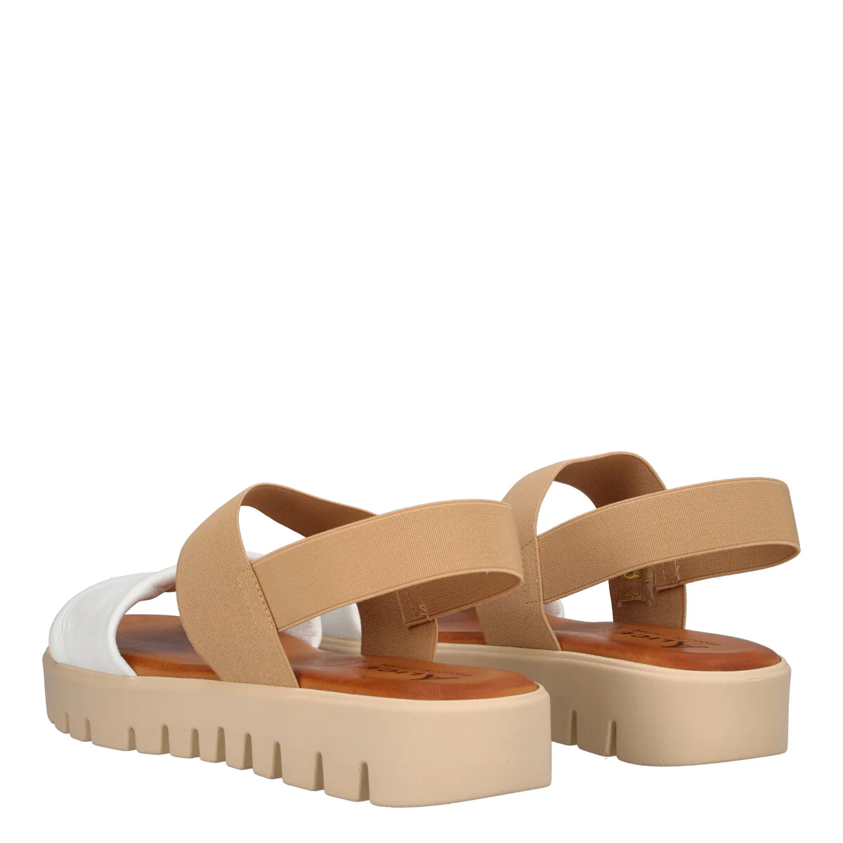 Sandali Donna Beige e Bianchi - Image 4