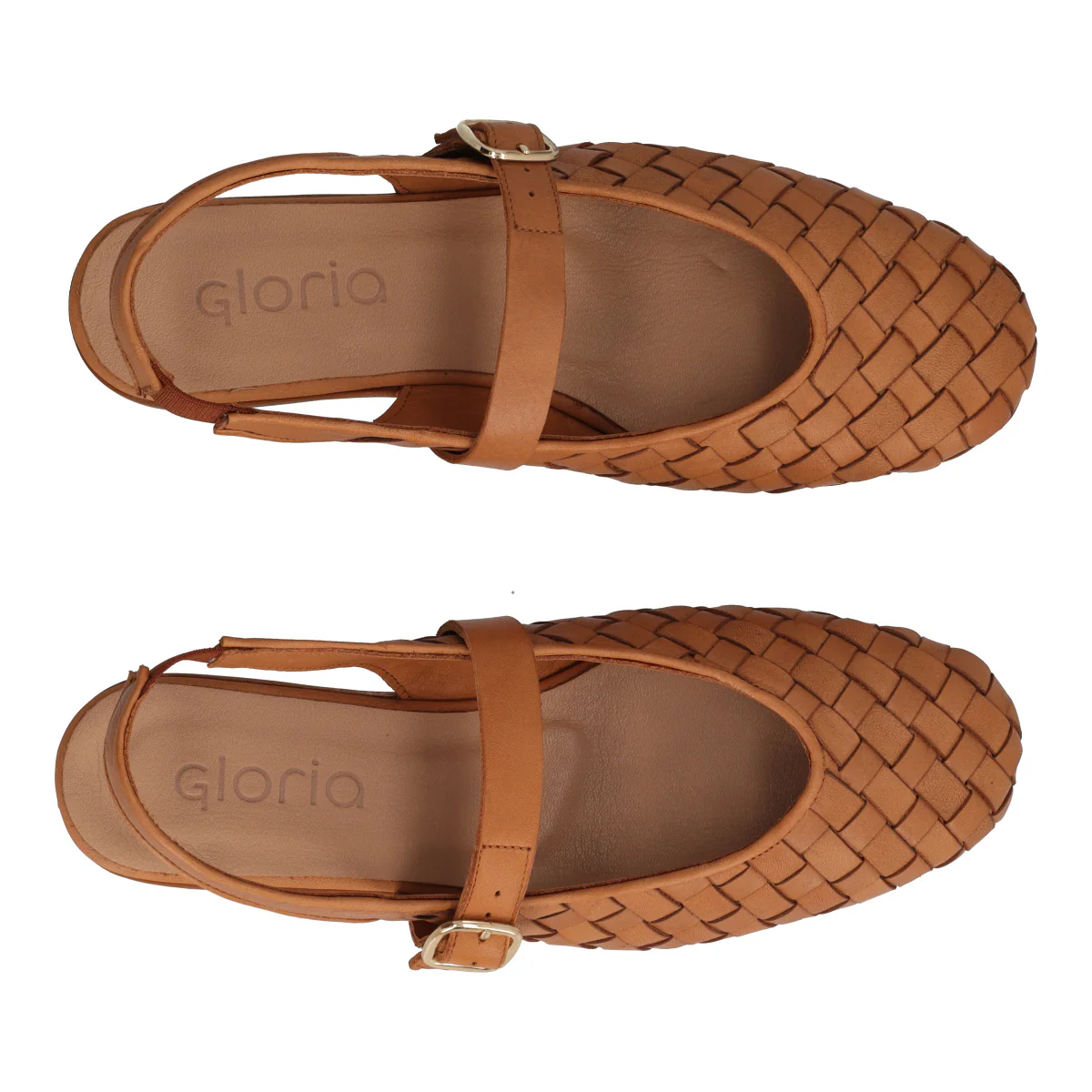 Sandali Donna Camel in Pelle - Image 5