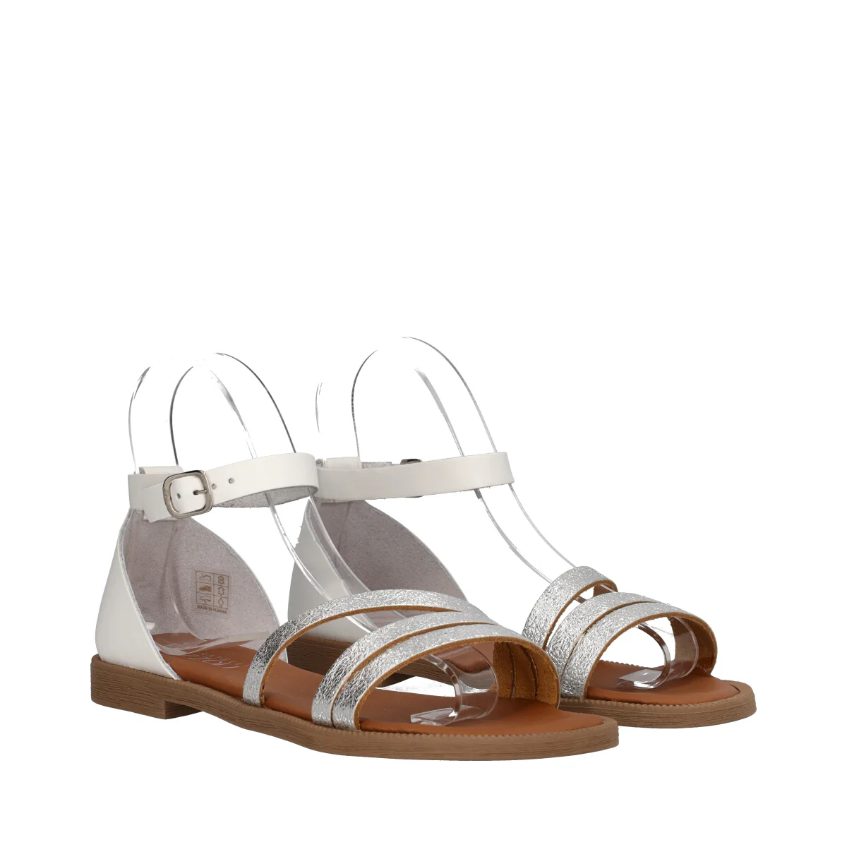 Sandali Donna Bianchi e Argento - Image 3