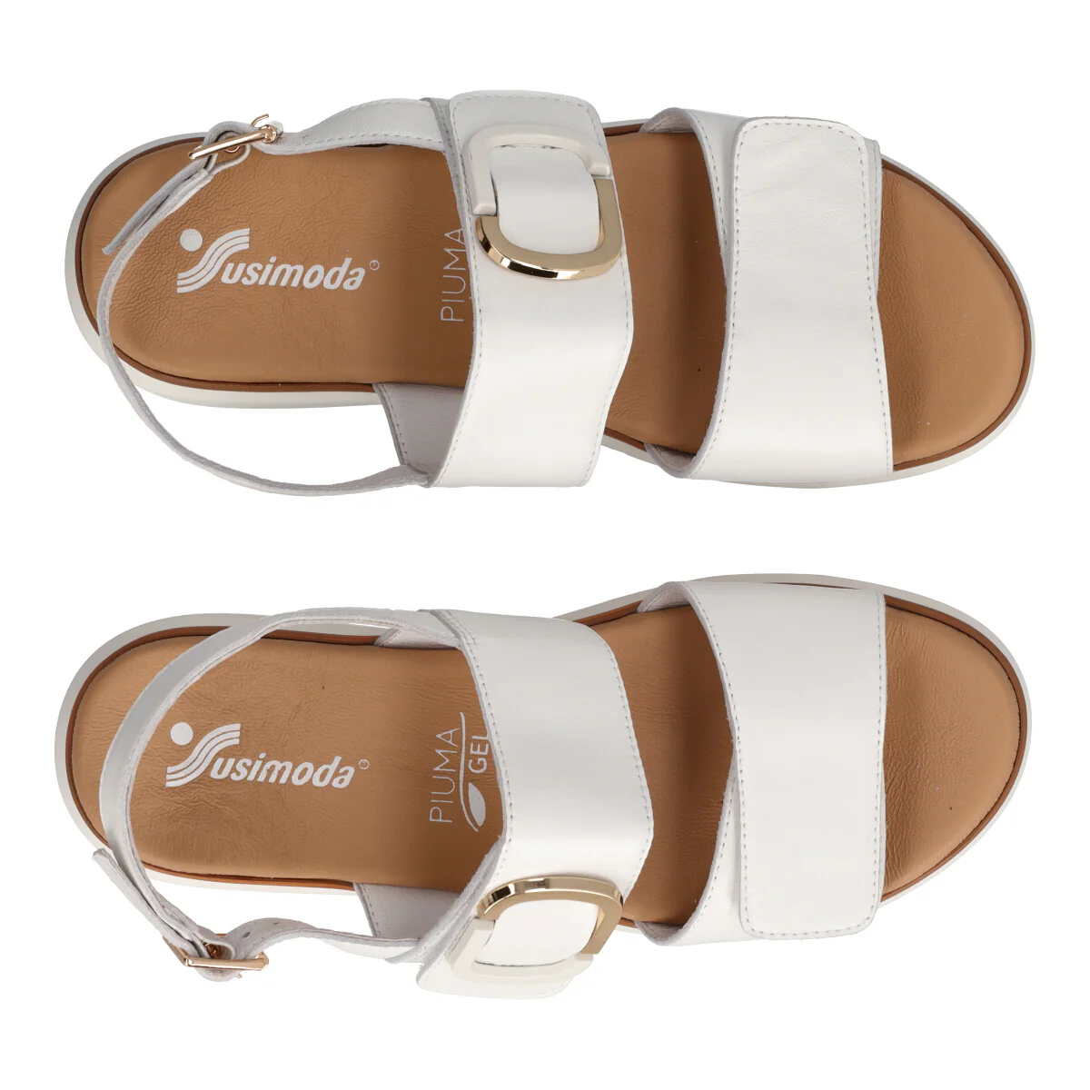 Sandali Donna Bianchi in Pelle - Image 5