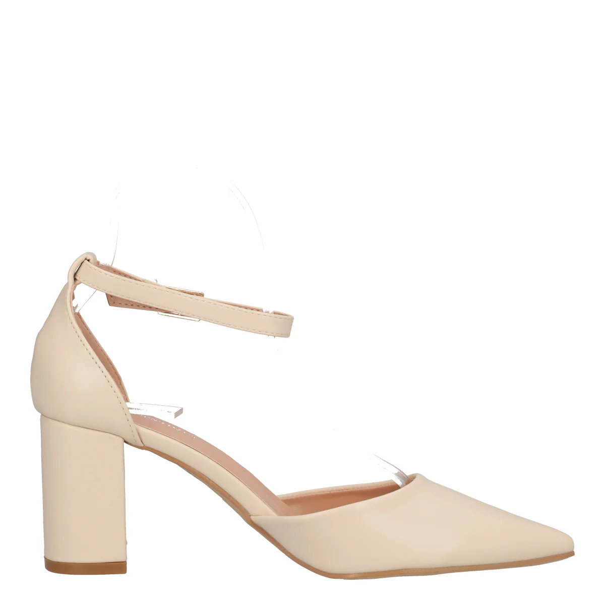 Sandali Donna Donna Beige tacco 7 cm - Image 2