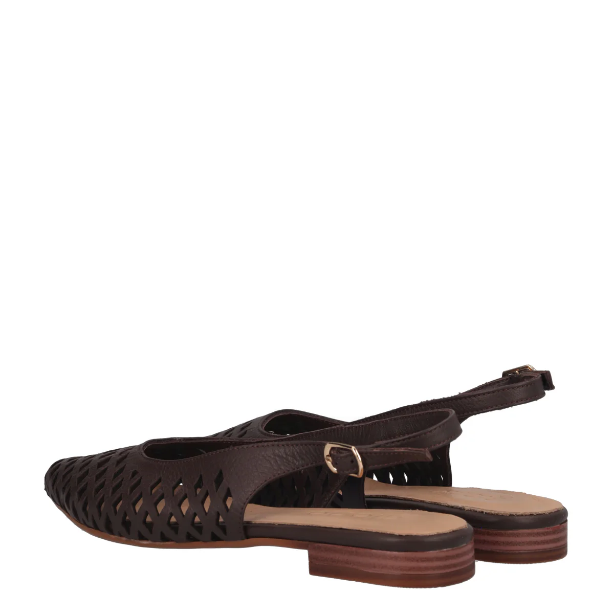 Sandali Donna Marroni in Pelle - Image 4
