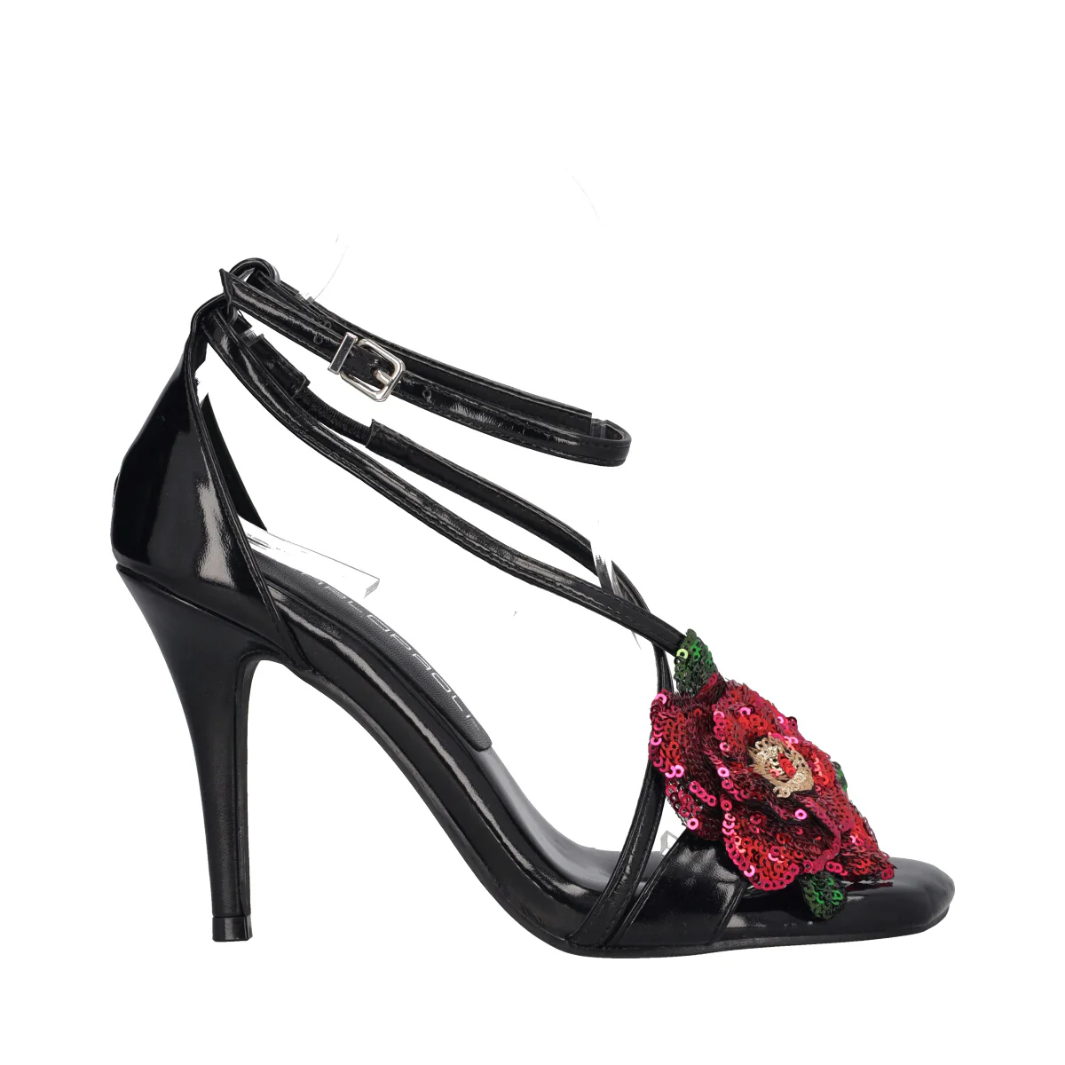 Sandali Donna Neri con Taccho 10 cm
