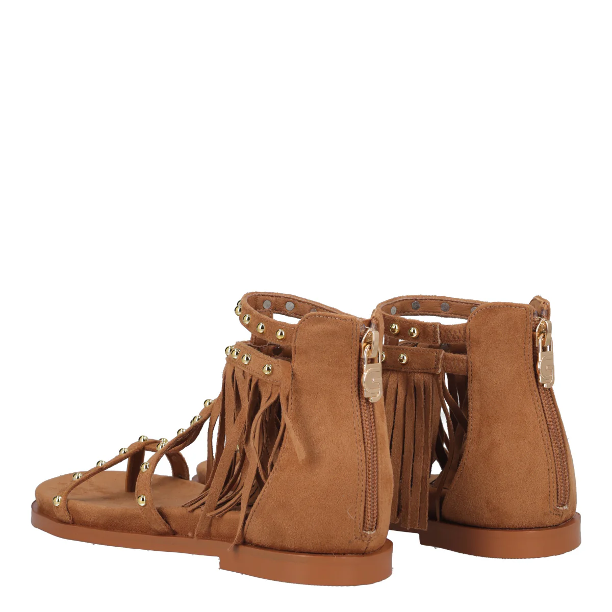 Sandali Infradito Donna Camel - Image 4