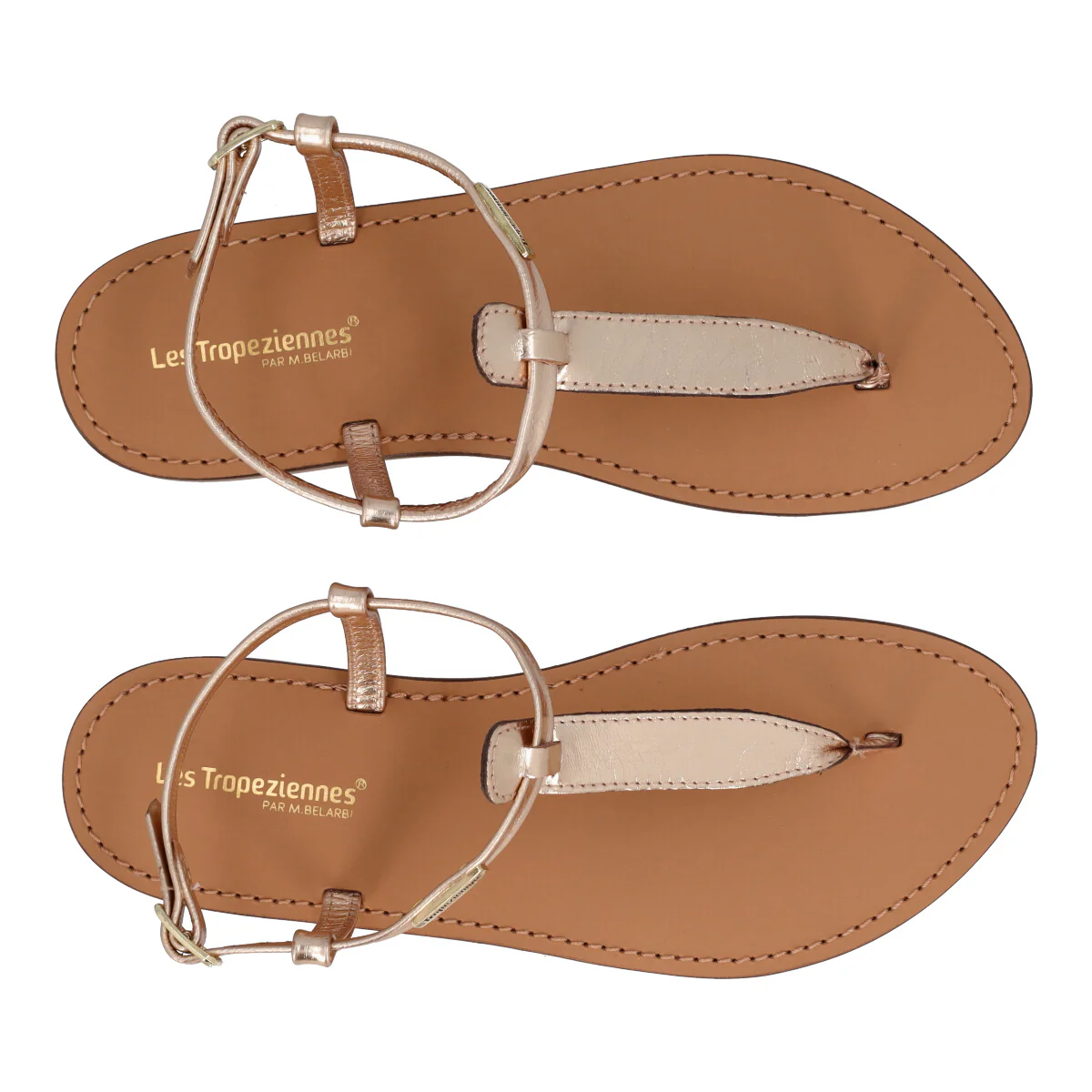 Sandali Infradito Donna Oro Metallizzato - Image 5