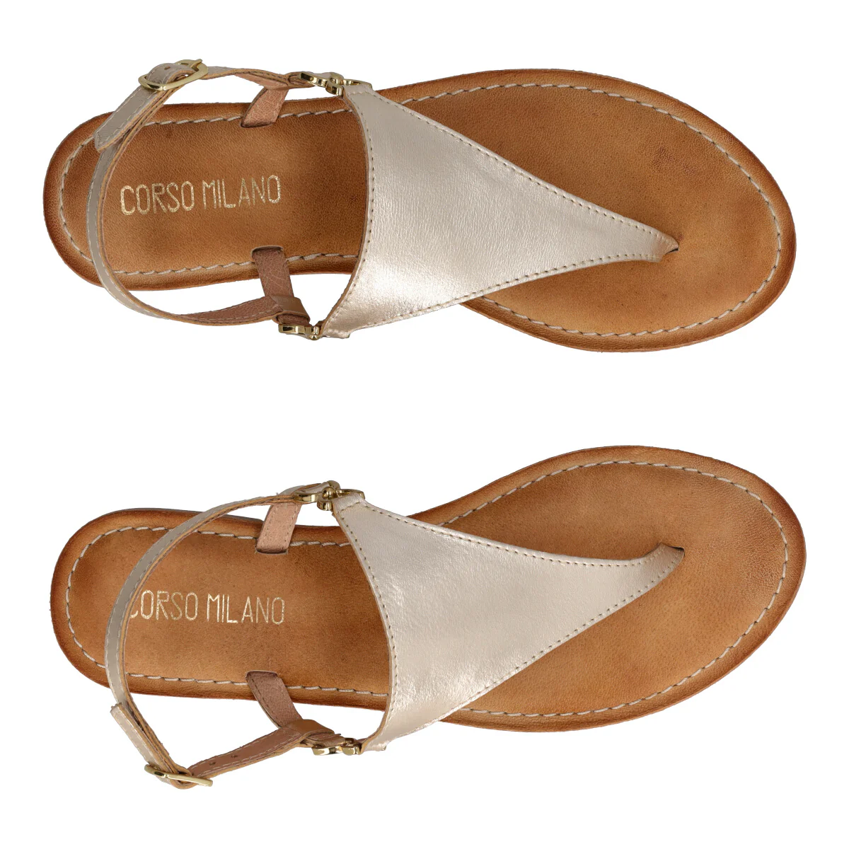 Sandali Infradito Donna Oro - Image 5