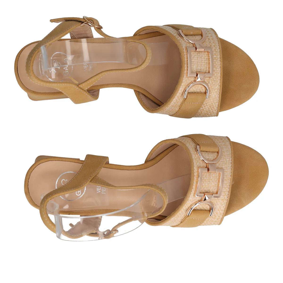 Sandalo con Donna Beige - Image 5