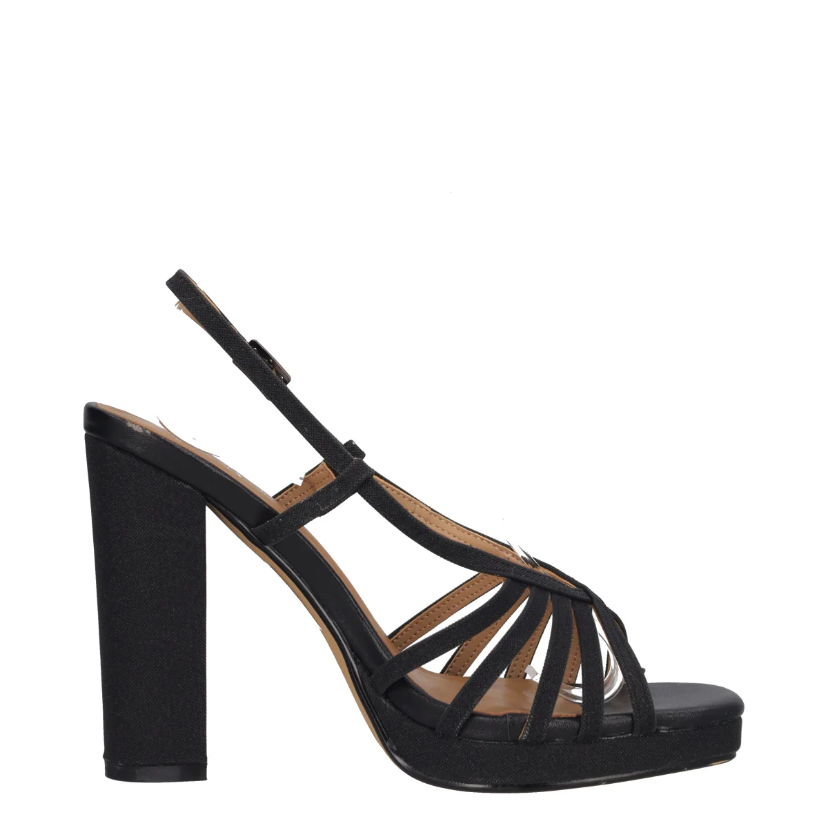 Sandalo con Tacco Donna Nero - Image 2