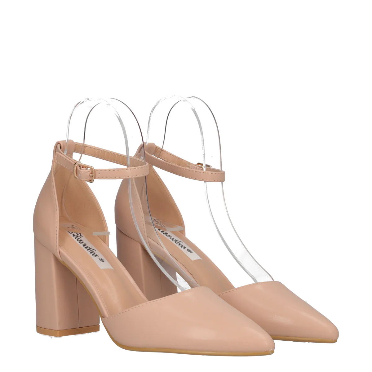 Sandalo con Tacco Donna Nude - Image 3