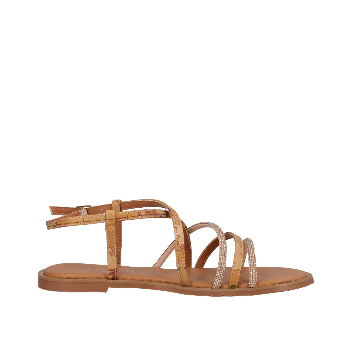 Sandalo Donna Basso Beige - Image 2