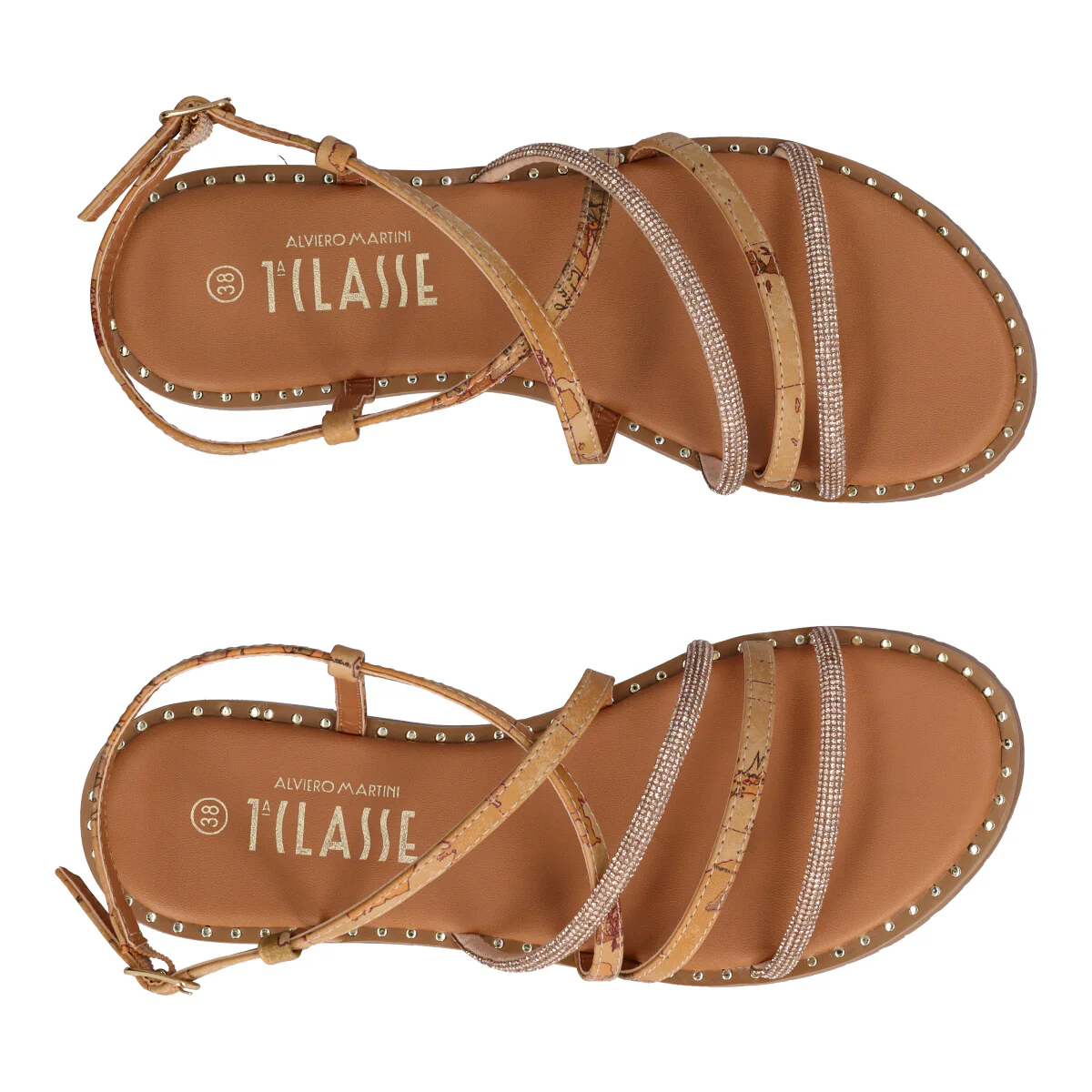 Sandalo Donna Basso Beige - Image 5