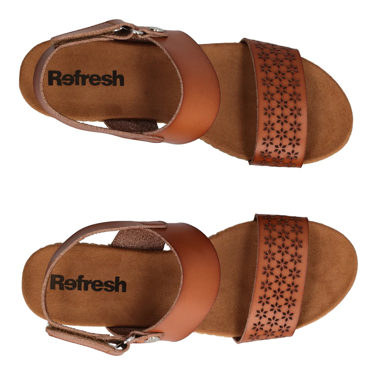 Sandalo Donna zeppa camel - Image 5