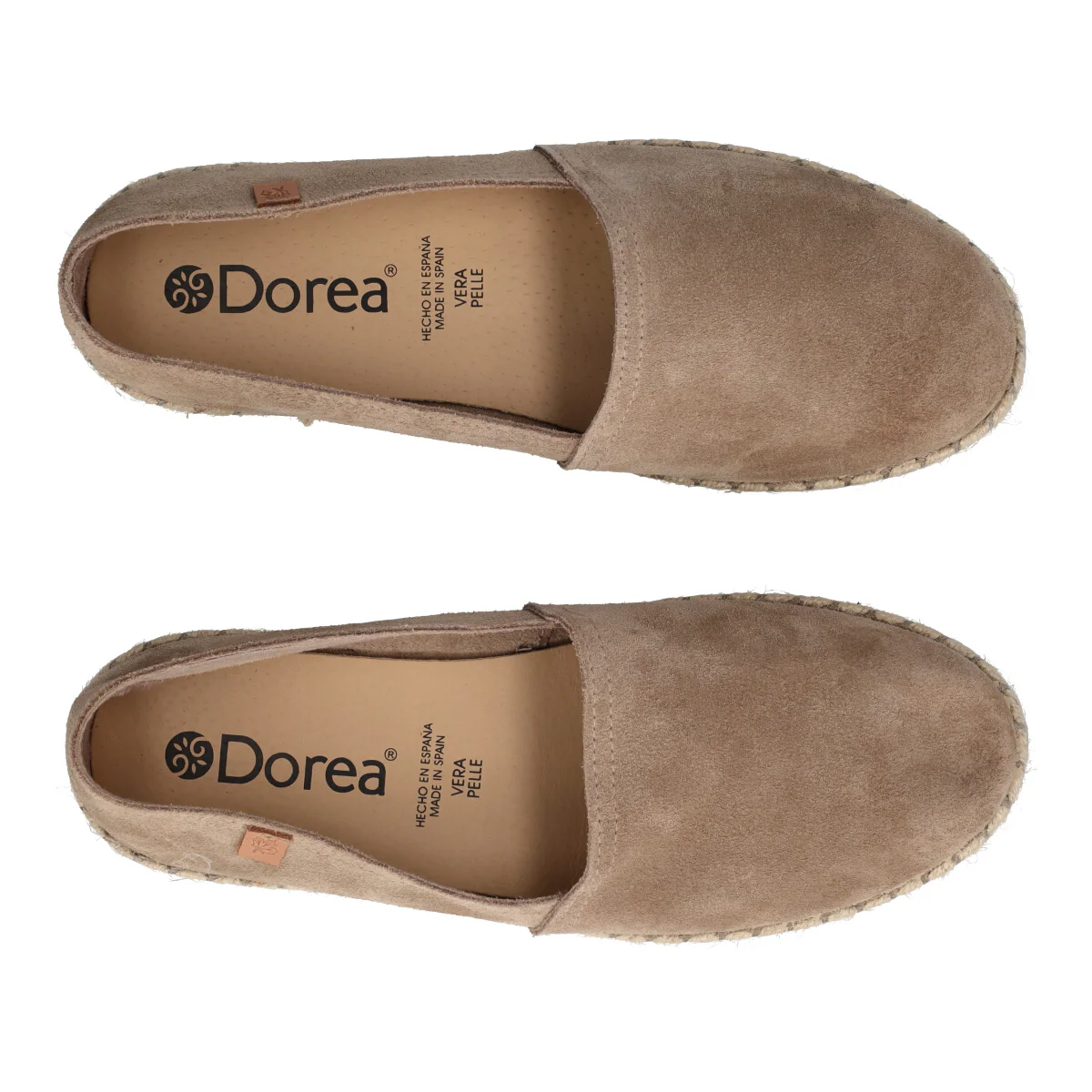 Scarpa Donna Espadrillas Donna Beige in Pelle - Image 5