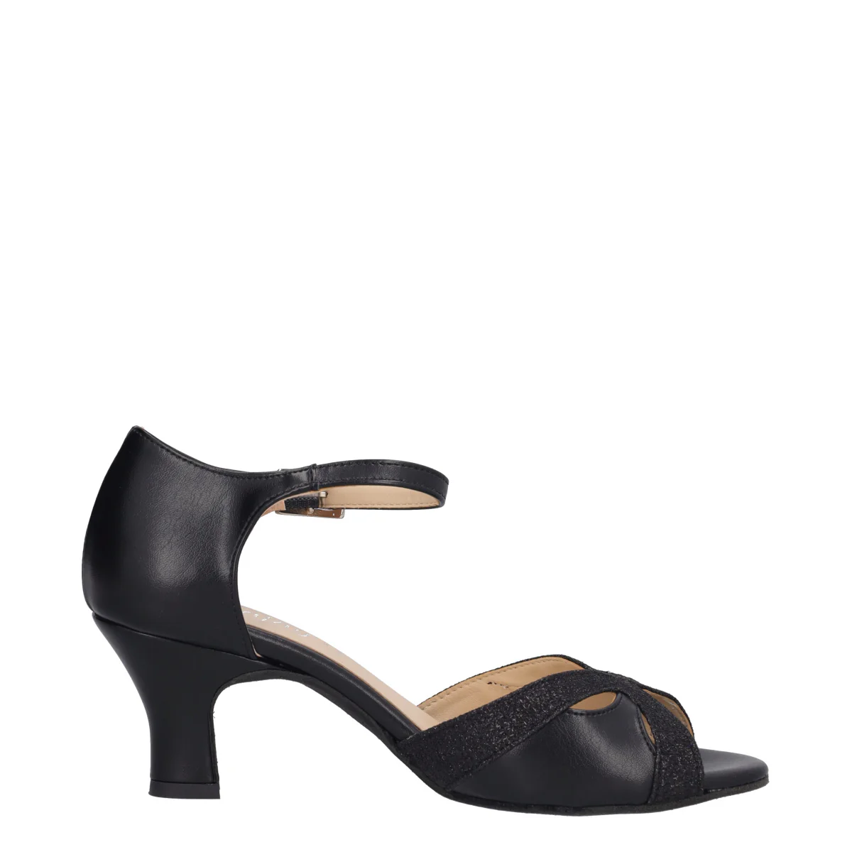 Scarpe da Ballo Donna Nere Tacco 6 cm - Image 2