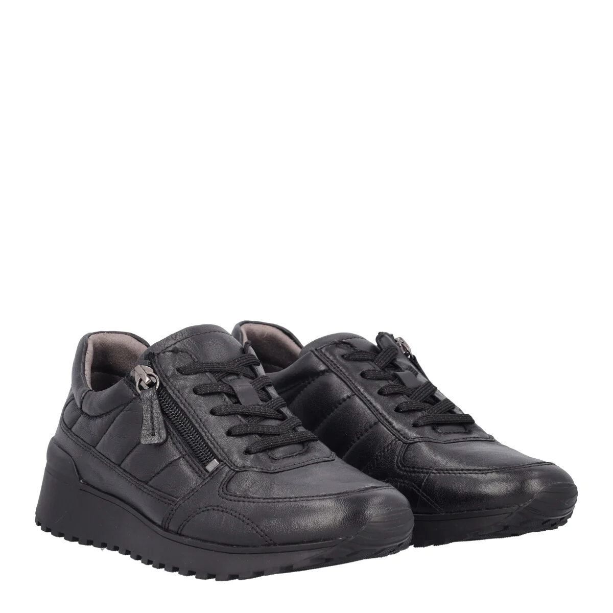 Scarpe stringate donna in pelle - Image 3