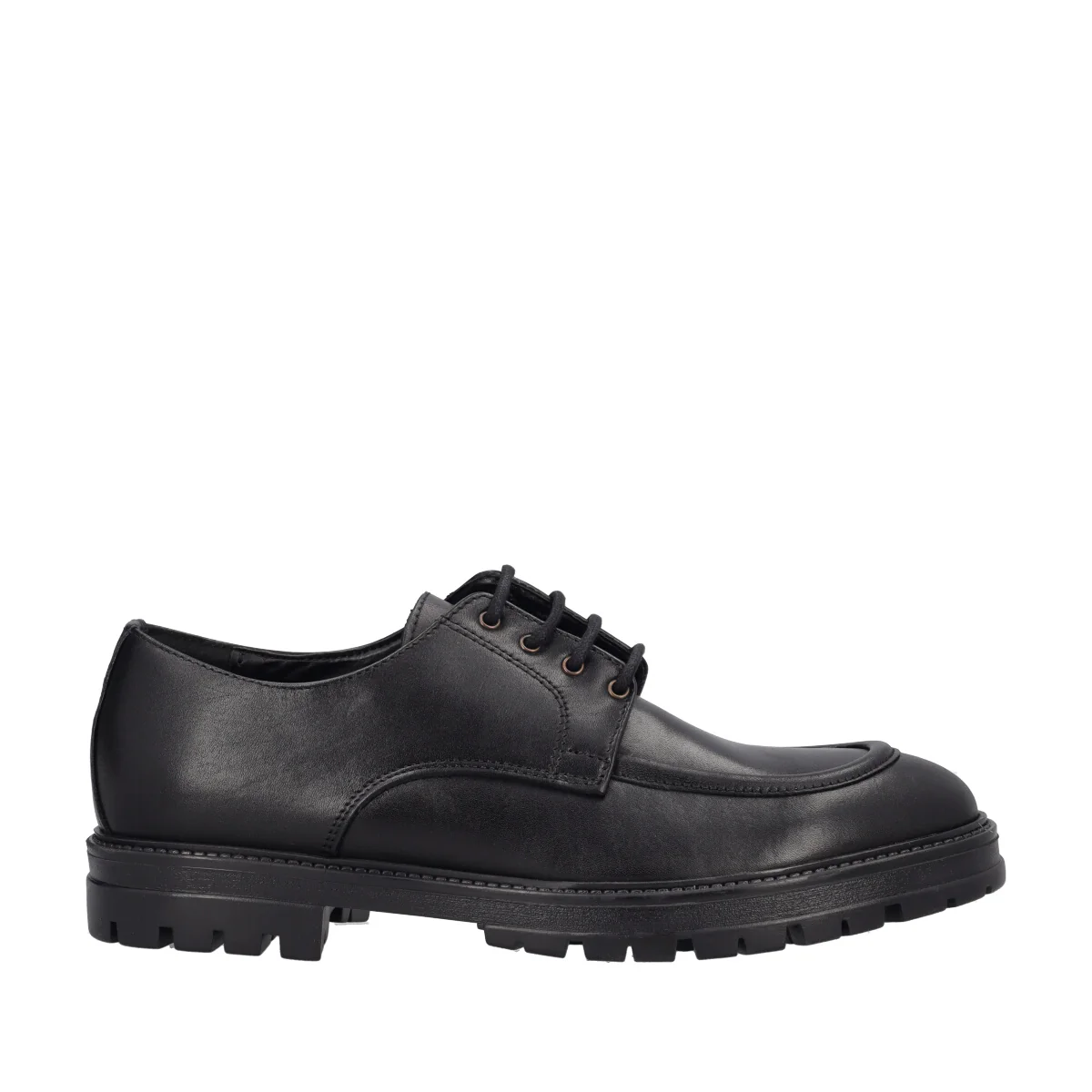 Scarpe eleganti e Cerimonia Uomo Nere in Pelle