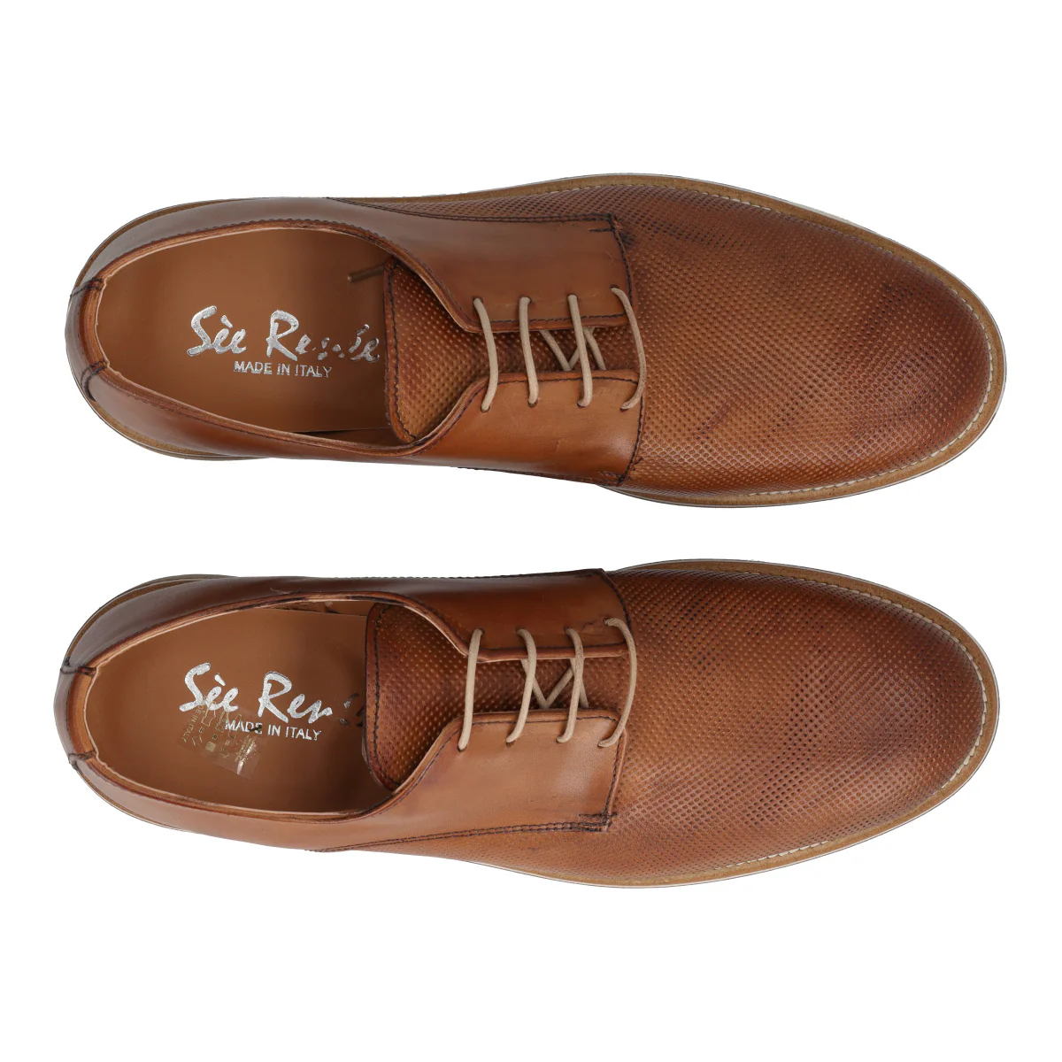 Scarpe Eleganti Uomo Color Cuoio in Pelle - Image 5