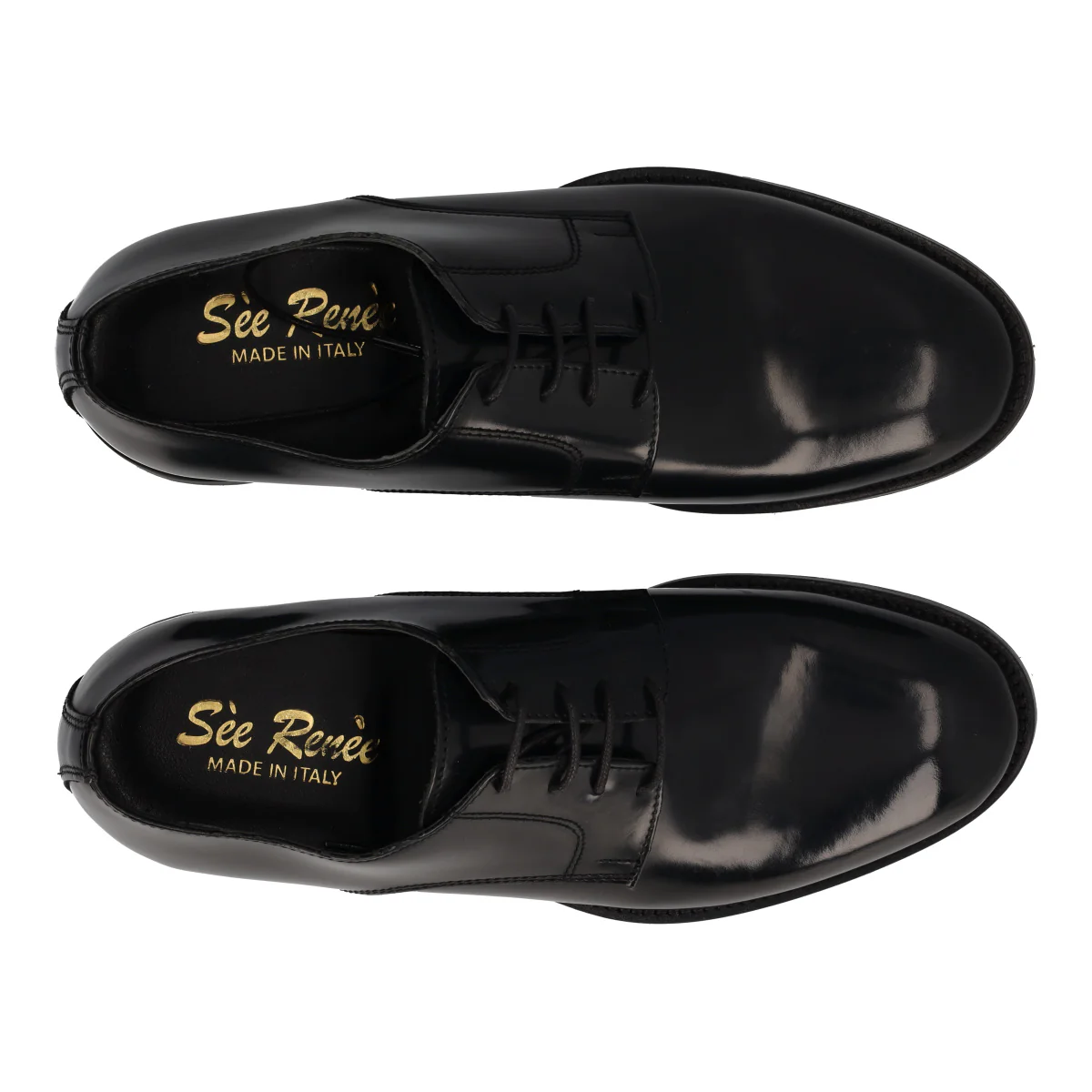 Scarpe Eleganti Uomo Nere in Pelle Lucida - Image 5