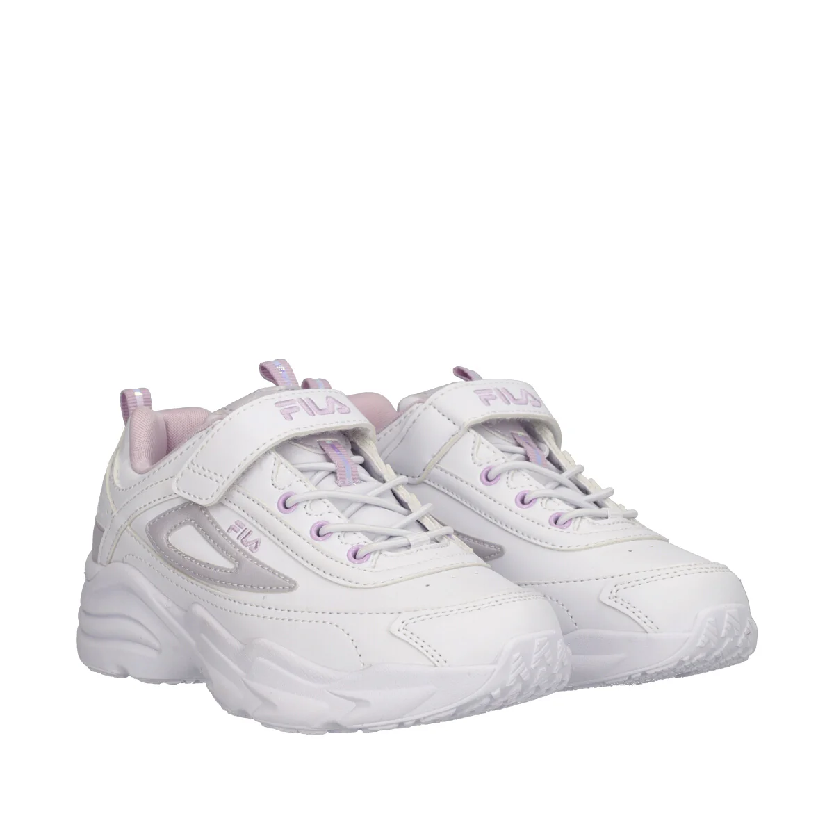SKYE V Sneakers Bambine Bianche e Lilla - Image 3