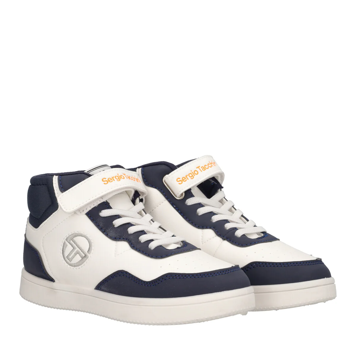 SLAM JUNIOR MID LTX Sneakers Alte Bambino Bianche e Blu - Image 3