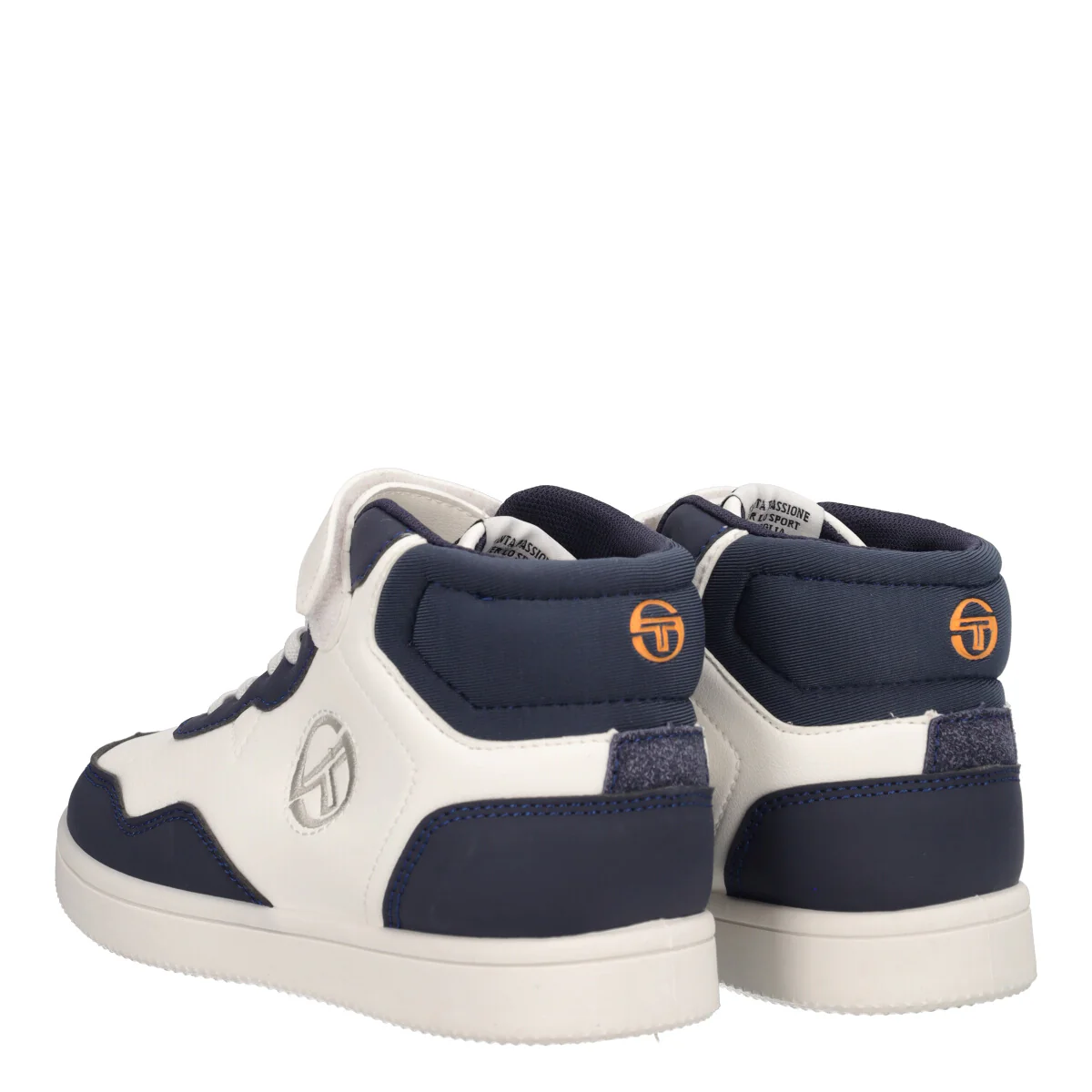 SLAM JUNIOR MID LTX Sneakers Alte Bambino Bianche e Blu - Image 4