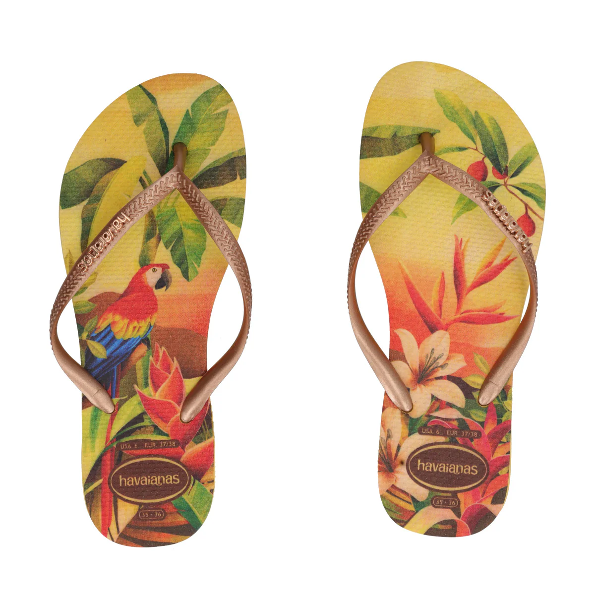 SLIM TROPICAL Infradito Donna Gialle