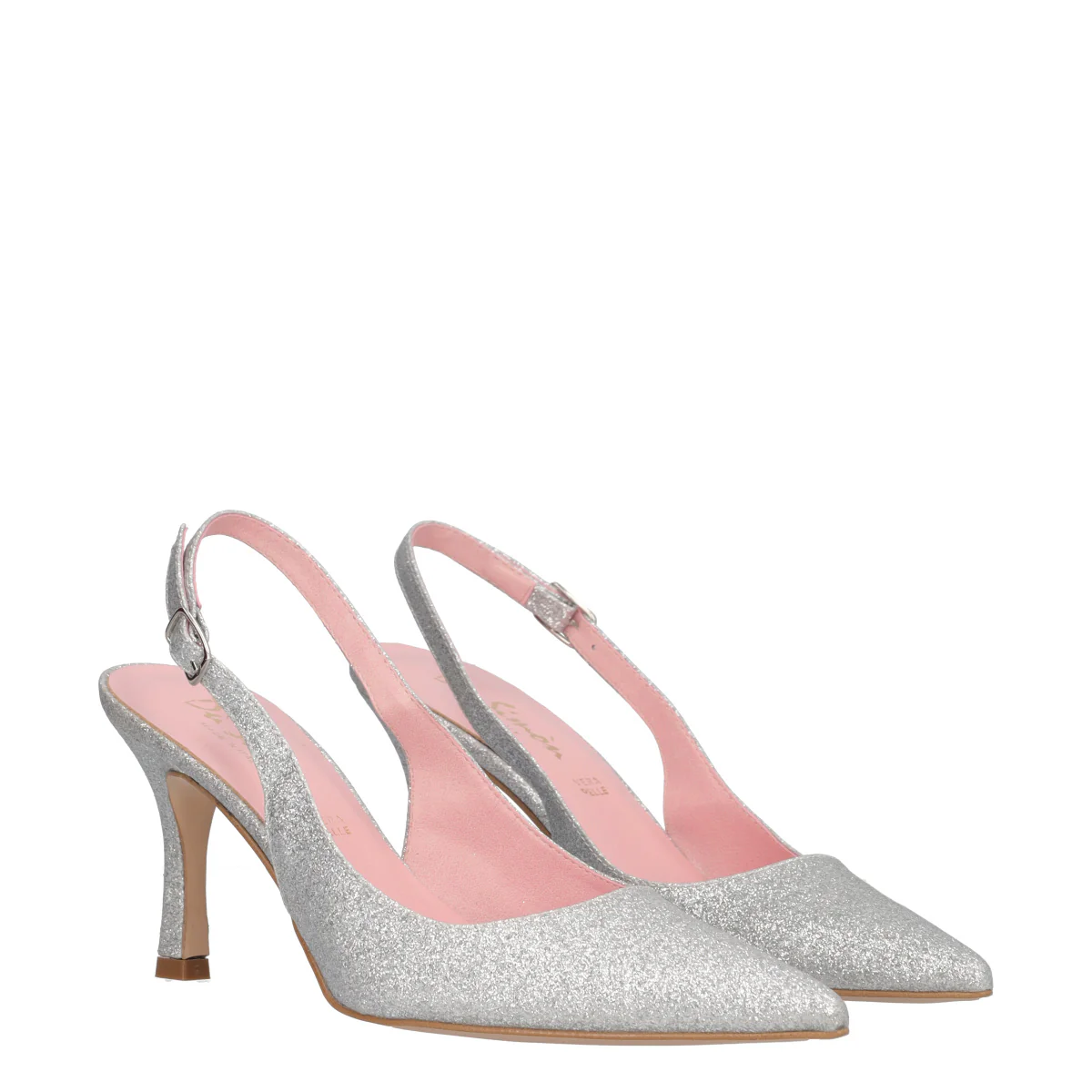 Slingback Donna Argento Tacco 8 cm - Image 3