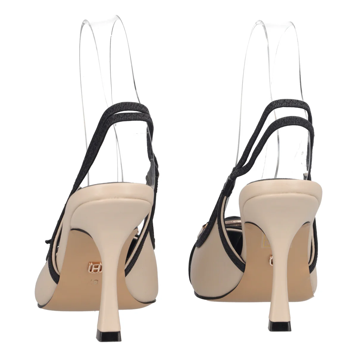 Slingback Donna Beige e Nere - Image 5