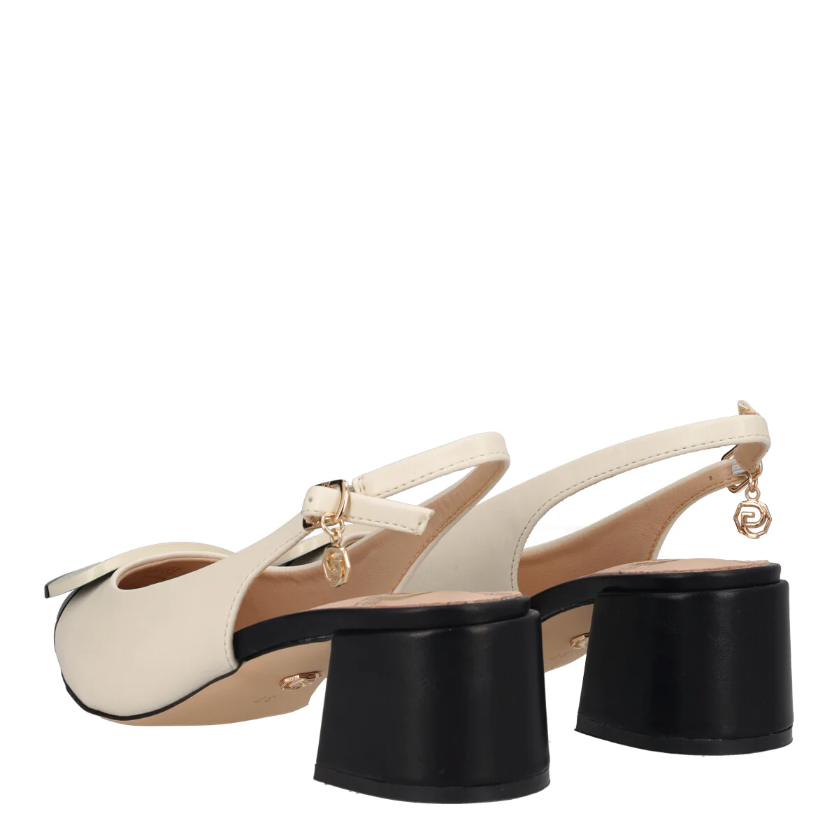 Slingback Donna Beige e Nera - Image 4