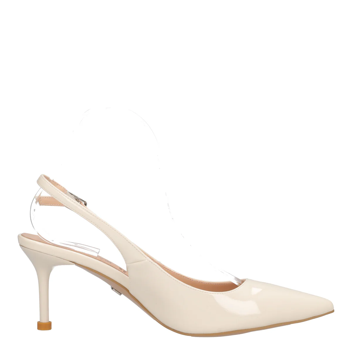 Slingback Donna Beige in Vernice - Image 2