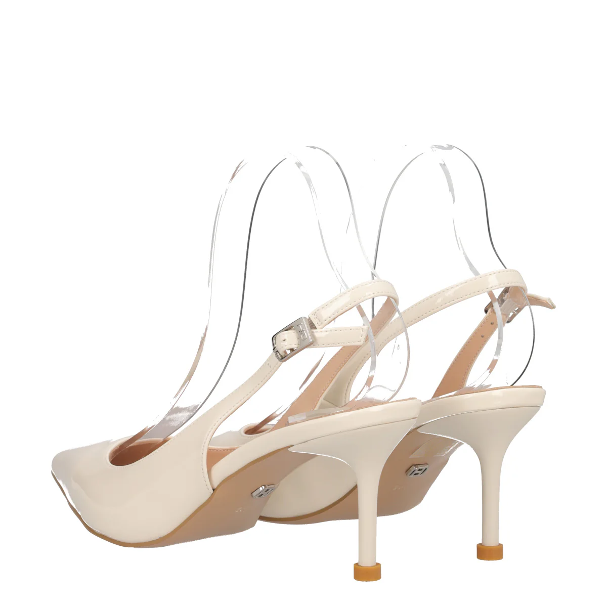 Slingback Donna Beige in Vernice - Image 4
